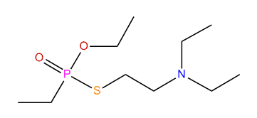 O-Ethyl S-2-diethylaminoethyl ethylphosphonothiolate